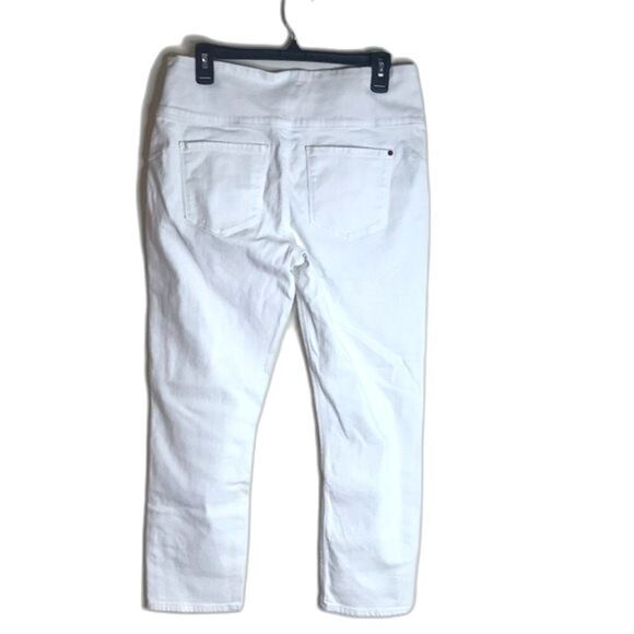 Spanx ladies white pull on pants with back pockets size large - Picture 2 of 13